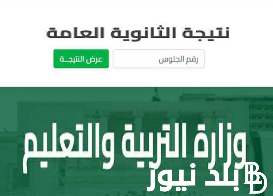 برقم جلوسك .. رابط استعلام نتيجة الثانوية العامة في مصر 2024 (ادبى وعلمي) عبر موقع moe.gov.eg وزارة التربية والتعليم بدرجات النجاح