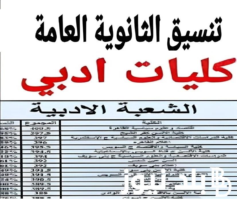 ما هي كليات المرحلة الثانية أدبي؟. مؤشرات تنسيق الثانوية العامة المرحلة الثانية 2024 للشعبة الأدبية بالنسبة المئوية