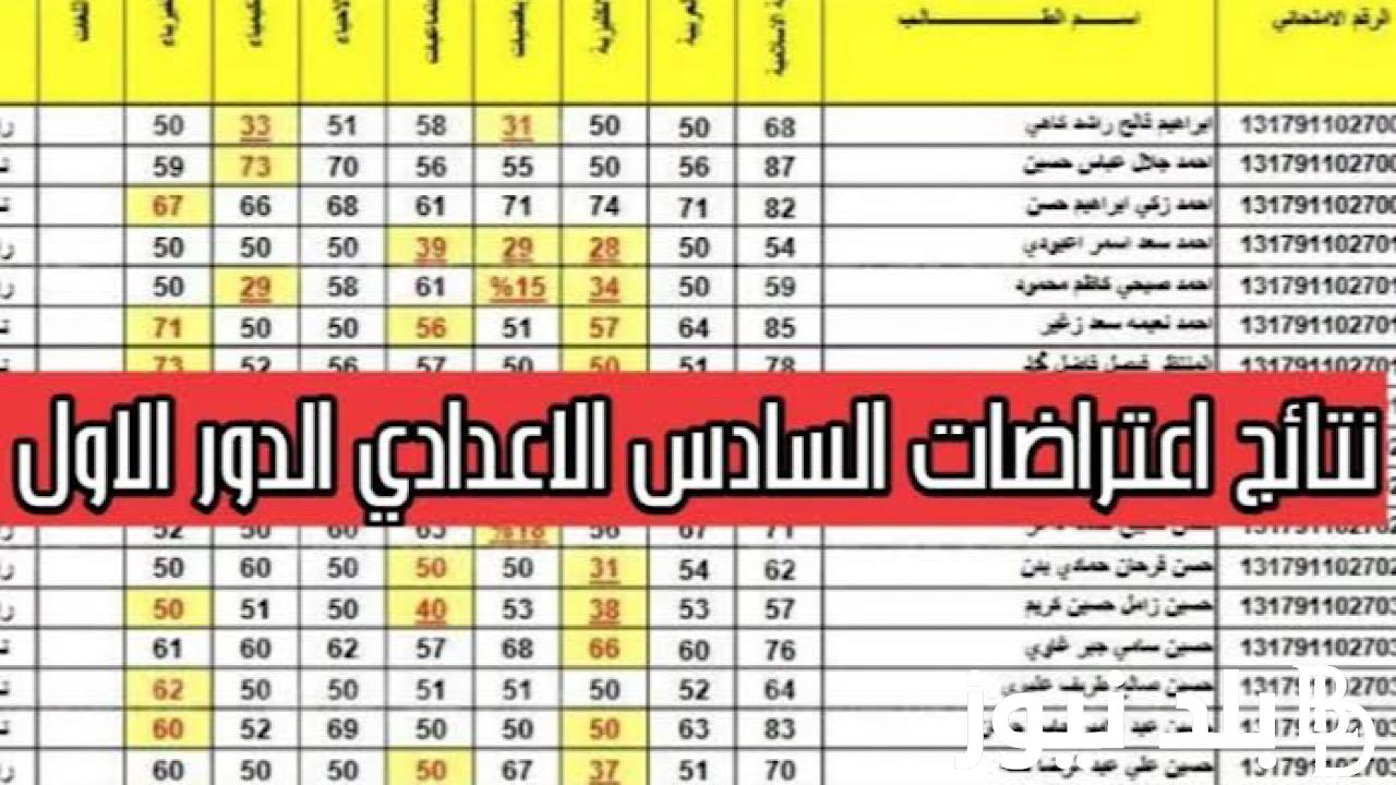 الأستعلام عن اعتراضات السادس الاعدادي 2024 عبر زيارة الموقع الرسمي لنتائجنا results.mlazemna.com