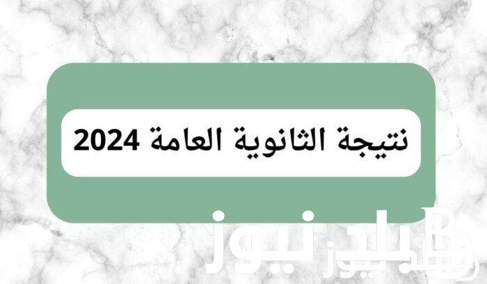 نتيجه الثانويه العامه الدور الثاني من خلال موقع وزارة التربية والتعليم بوابة الثانوية العامة moe.gov.eg