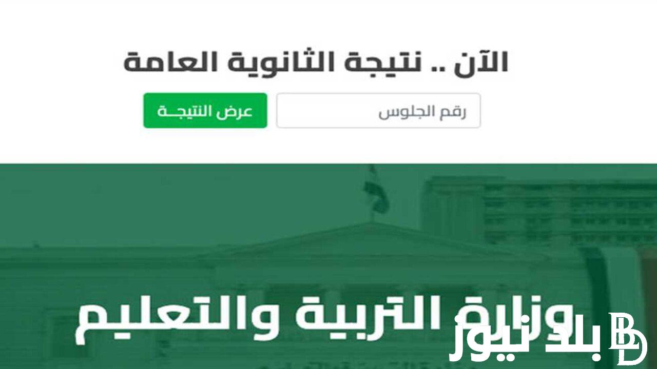 استعلم عن نتيجة الثانوية العامة الدور الثاني لعام 2024 بالخطوات عبر رابط البوابة الإلكترونية moe.gov.eg