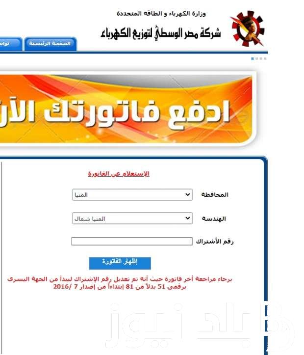 “ادفع اون لاين”خطوات الاستعلام عن فاتورة الكهرباء برقم العداد لشهر سبتمبر 2024.. طريقة شحن كارت الكهرباء من انستا باي