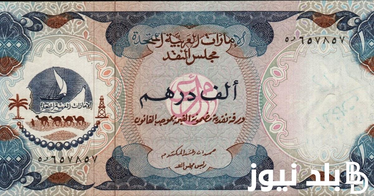 تعرف على سعر الدرهم الاماراتي مقابل الجنيه المصري اليوم الخميس 5 سبتمبر 2024 في السوق السوداء وكافة البنوك المصرية