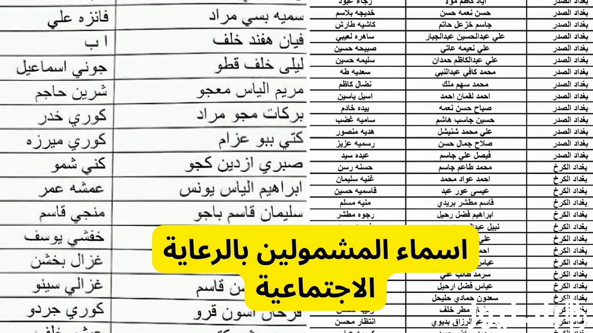 الاستعلام عن اسماء الوجبة الأخيرة من الرعاية الاجتماعية الموقع الإلكتروني لمنصة مظلتي التابعة لوزارة العمل والشؤون الاجتماعية