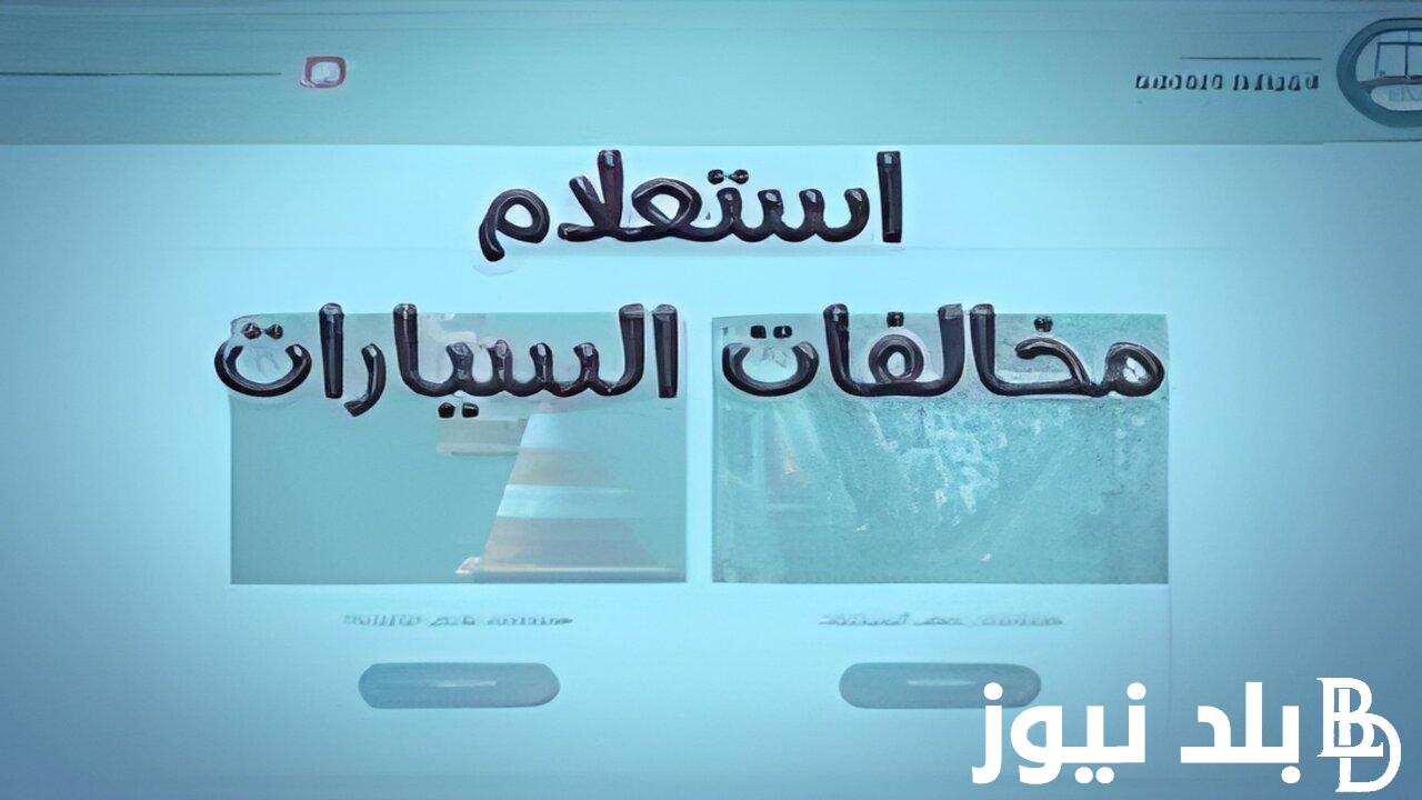 ادفع اللى عليك.. رابط استعلام مخالفات المرور برقم السيارة من خلال عبر موقع الوزارة العامة ppo.gov.eg