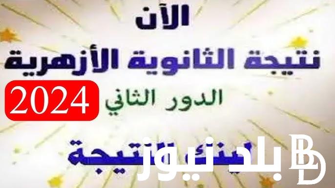 الآن.. نتيجه الثانويه الازهريه الدور الثاني 2024 برقم الجلوس عبر بوابة الأزهر الشريف الإلكترونية