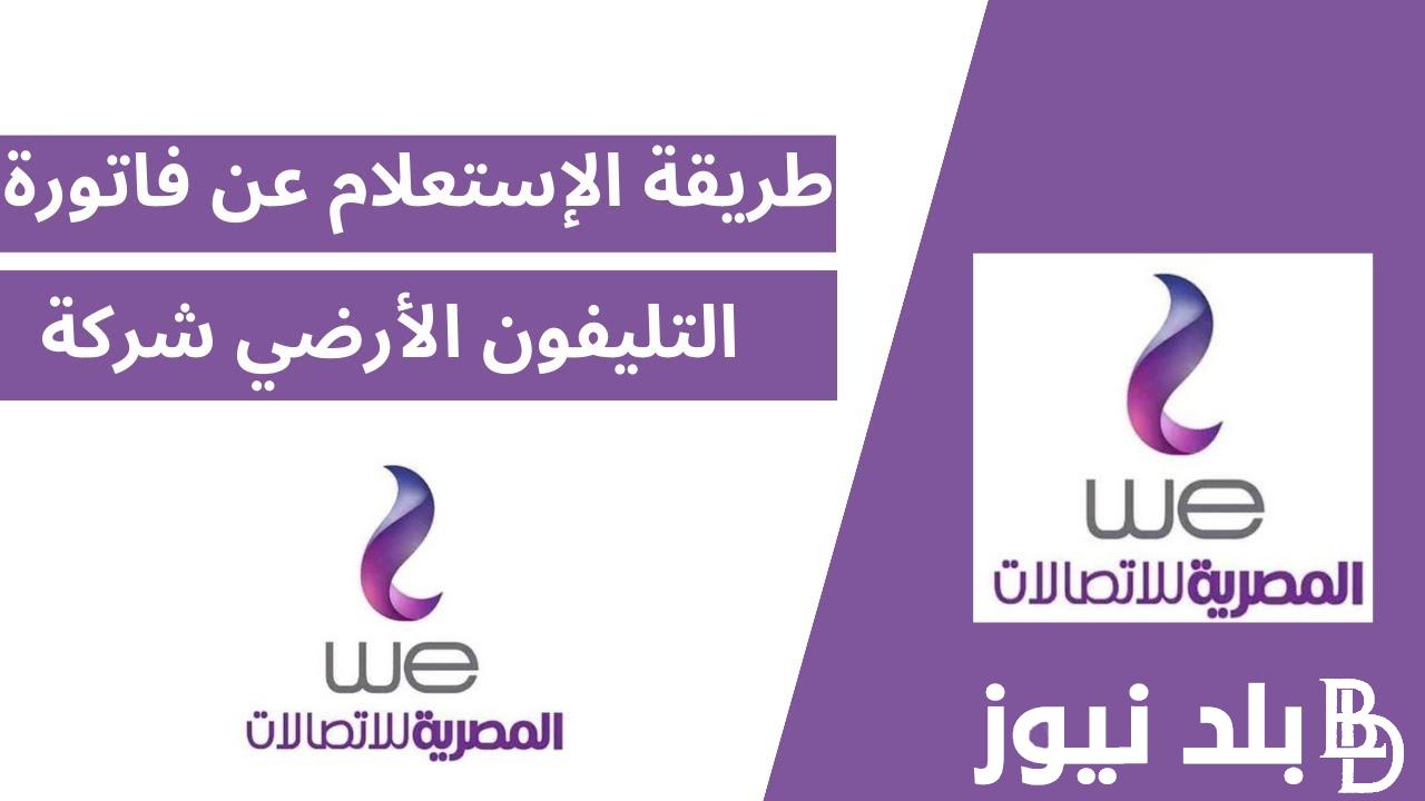 “إستعلم وإدفع قبل الغرامه” .. رابط الاستعلام عن فاتورة التليفون الأرضي عبر الشركه المصريه للإتصالات وأماكن الدفع المُتاحه