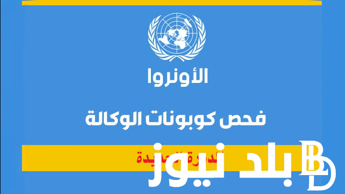 رابط فحص كابونة الوكالة شهر 9 سبتمبر 2024 برقم الهوية دورة توزيع الأونروا في غزة