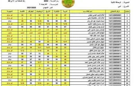نتائج الثالث متوسط الدور الثاني 2024 بالرقم الإمتحاني عبر موقع نتائجنا ووزارة التربية العراقية epedu.gov.iq