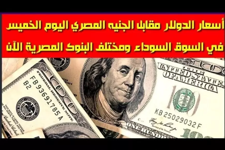 سعر الدولار اليوم في السوق السوداء مقابل الجنيه المصري الاحد 19 يناير 2025 سعر الدولار في البنوك