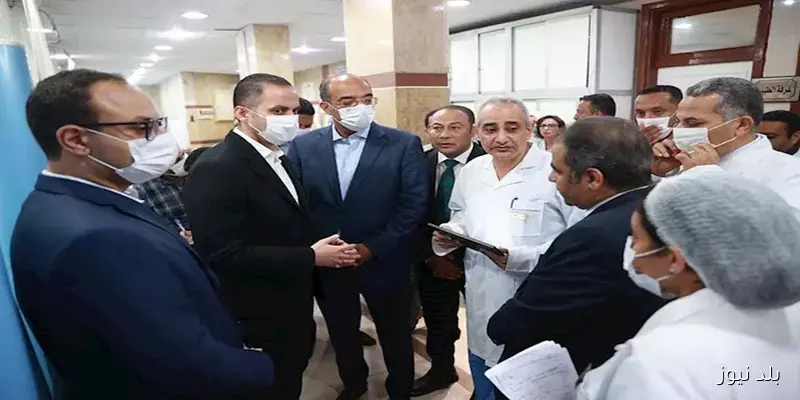 جولة نائب وزير الصحة في مستشفى أسيوط العام والمركز الطبي بالوليدية