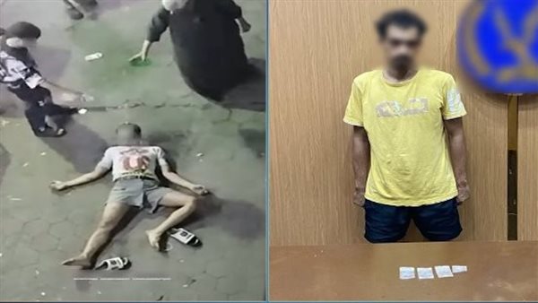عامل يظهر في فيديو تحت تأثير المخدرات في الجيزة